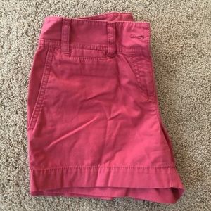 The Loft size 0 red pink shorts
